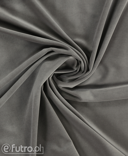 Grey 18405 Velvet Fabric