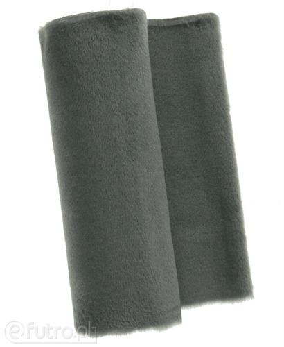 Grey 33563 Short Pile Plush Fabric Pile Length 9 mm