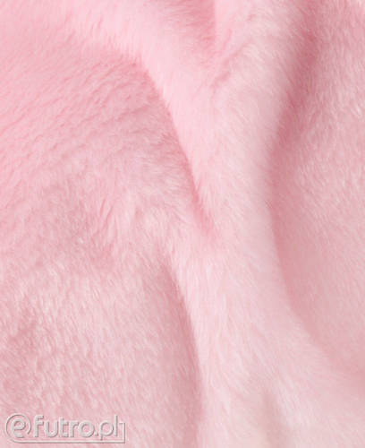 Light Pink 33560 Long Pile Plush Fabric Pile Length 17 mm