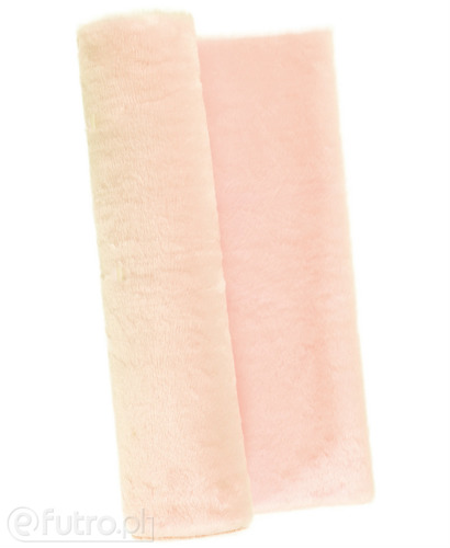 Light Pink 33560 Short Pile Plush Fabric Pile Length 9 mm