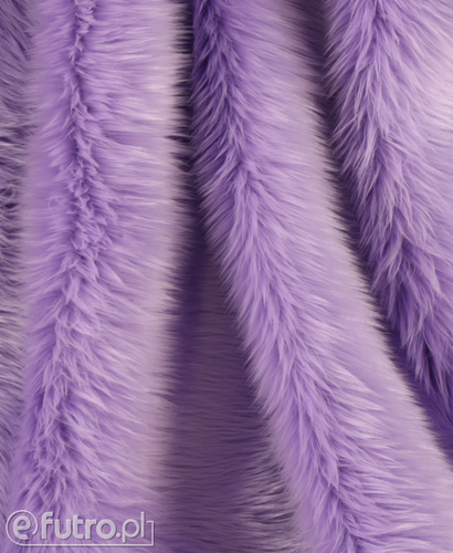 Lilac 044 Shaggy Faux Fur Pile Length 40 mm 