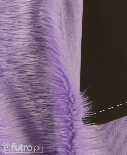 Lilac 044 Shaggy Faux Fur Pile Length 40 mm 