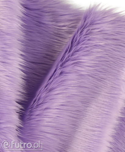 Lilac 044 Shaggy Faux Fur Pile Length 40 mm 