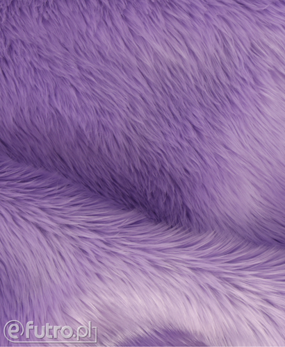 Lilac 044 Shaggy Faux Fur Pile Length 40 mm 