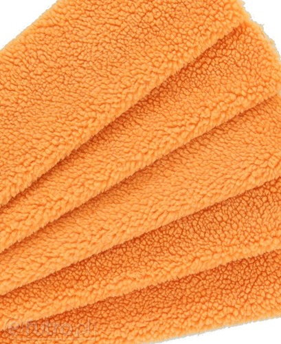 Orange 315225 Teddy Sherpa Faux Fur Fabric Pile Length 8 mm