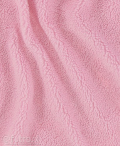 Pink 315202 Teddy Sherpa Faux Fur Fabric Pile Length 8 mm