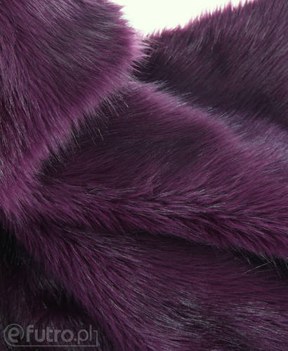 Purple 665 Fox Faux Fur 60 mm 