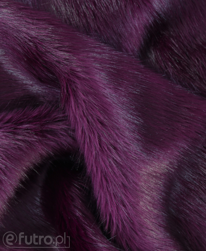 Purple 665 Fox Faux Fur 60 mm 