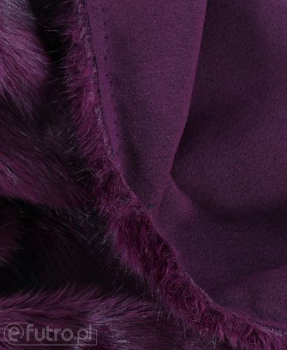 Purple 665 Fox Faux Fur 60 mm 