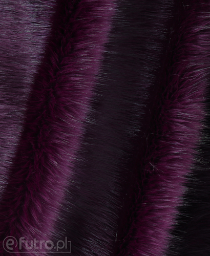 Purple 665 Fox Faux Fur 60 mm 