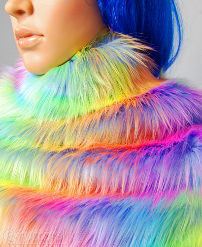 Rainbow 1757 Fox Faux Fur 60 mm