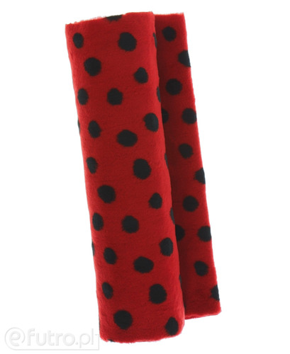 Red 325180/1 Plush Fabric Ladybug 9 mm 