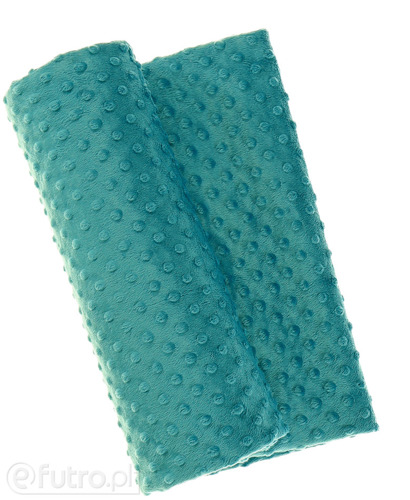 Turquoise 015/5 Minky Dots with 3D Pattern