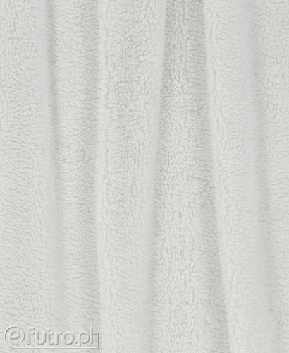 White 33540 Lamb Sherpa Faux Fur Fabric Pile Length 8 mm