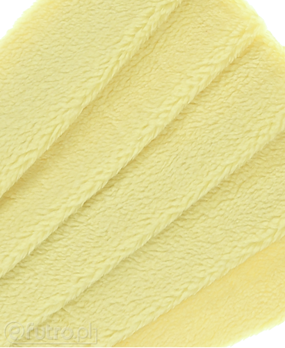 Yellow 315174 Teddy Sherpa Faux Fur Fabric Pile Length 8 mm