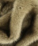 Beige 1047 Fox Faux Fur 60 mm