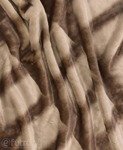 Beige 15055 Faux Fur Bongo II Check Pattern Pile Length 10mm