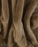 Beige 17BG Shaggy Faux Fur Pile Length 40 mm