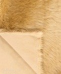 Beige 2P-6/9 Fox Faux Fur 60 mm