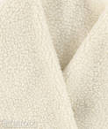 Beige 3257 Teddy Sherpa Faux Fur Fabric Pile Length 8 mm