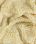 Beige 33569 Lamb Sherpa Faux Fur Fabric Pile Length 8 mm