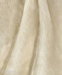 Beige 33569 Long Pile Plush Fabric Pile Length 17 mm 