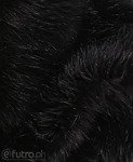 Black 2P-6 Fox Faux Fur 60 mm