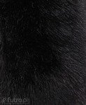 Black 2P-6 Fox Faux Fur 60 mm