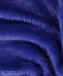 Blue 032/7 Shaggy Faux Fur Pile Length 40 mm