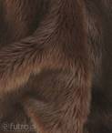 Brown 028 Shaggy Faux Fur Pile Length 40 mm