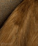 Brown 315770 Lion's Mane Faux Fur Long Pile 75 mm