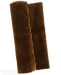 Brown 3253 Short Pile Plush Fabric Pile Length 9 mm