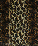 Brown 335E/38 Plush Fabric Panther Stripes 9 mm