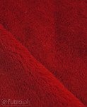 Burgundy 33567 Short Pile Plush Fabric Pile Length 9 mm