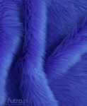 Cornflower Blue P10 Shaggy Faux Fur Pile Length 40 mm