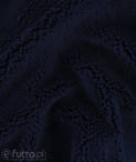 Dark Blue 32539 Teddy Sherpa Faux Fur Fabric Pile Length 8 mm