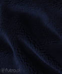 Dark Blue 32539 Teddy Sherpa Faux Fur Fabric Pile Length 8 mm