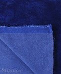 Dark Blue 3753 Short Pile Plush Fabric Pile Length 9 mm