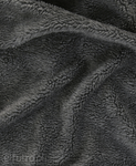 Dark Grey 315836 Lamb Sherpa Faux Fur Fabric Pile Length 8 mm