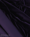 Dark Purple 12406 Velvet Fabric