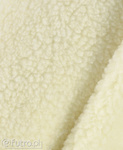 EcruTeddy Sherpa Wool Faux Fur Fabric 39569