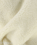 EcruTeddy Sherpa Wool Faux Fur Fabric 39569