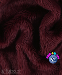 FAUX FUR SHAGGY MAROON