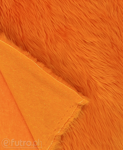 Orange 17O Shaggy Faux Fur Pile Length 40 mm