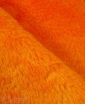 Orange 35523 Short Pile Plush Fabric Pile Length 9 mm