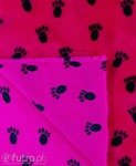 Pink 325081/24 Plush Fabric Small Paws 9 mm