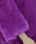 Purple 030 Shaggy Faux Fur Pile Length 40 mm