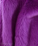 Purple 030 Shaggy Faux Fur Pile Length 40 mm