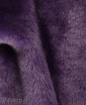 Purple 3458 Long Pile Plush Fabric Pile Length 17 mm