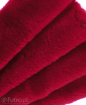 Red 31514 Long Pile Plush Fabric Pile Length 17 mm 